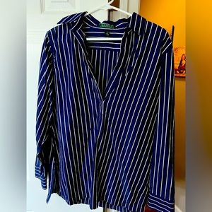 Large- Ralph Lauren collar shirt